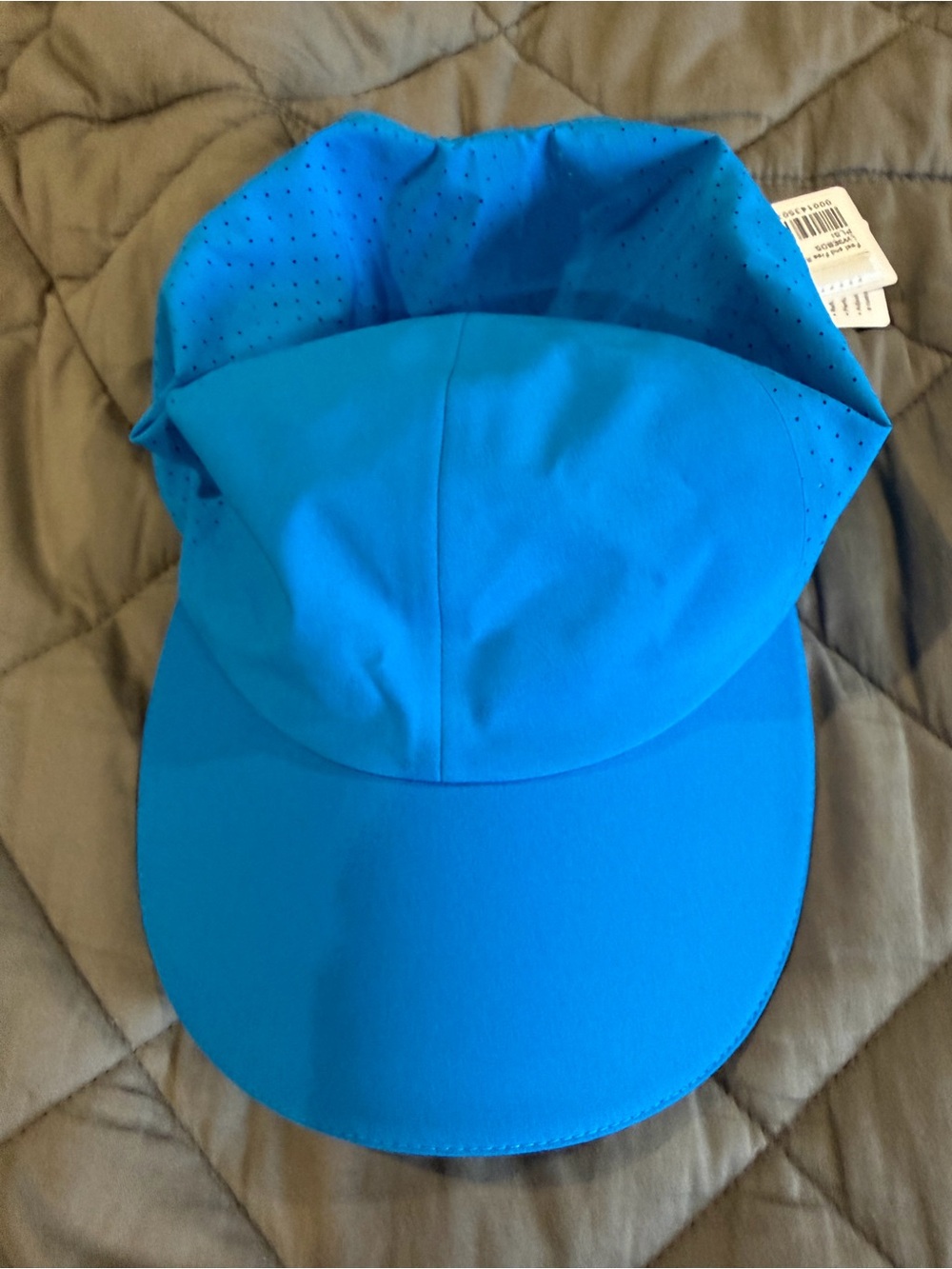 lululemon Women's Fast and Free Vented Hat Bright Poolside Blue NWT